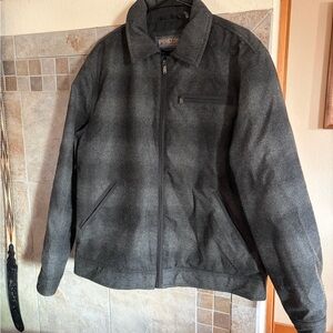 Pendleton Men's Charcoal Plaid Jacket